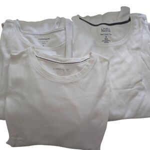 3X Classic White Tees, Croft & Barrow, Relativity